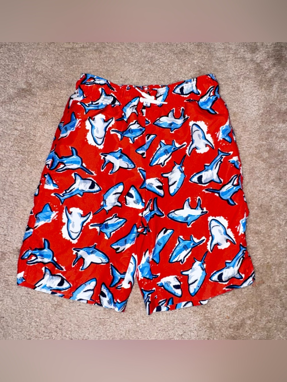 The Children’s Place Shark Print Swim Shorts